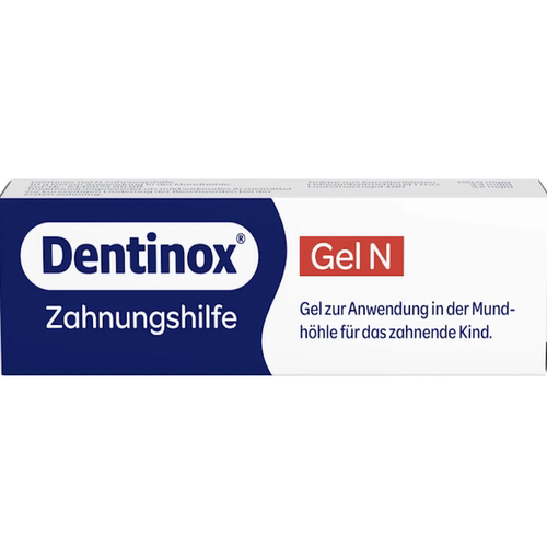 德国直邮 Dentinox洋甘菊新生婴儿宝宝出牙凝胶 舒缓乳牙牙胶10g