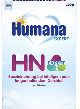 德国直邮 Humana HN Expert 婴幼儿宝宝配方奶粉 长期腹泻 300g