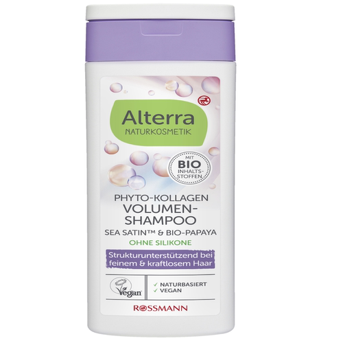 德国dm直邮 原装Alterra有机木瓜植物胶原蛋白头发蓬松丰盈洗发水