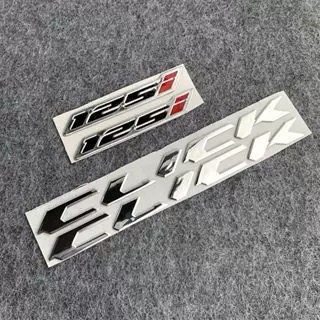 适用于本田踏板车CLICK125i 150i摩托车改装3D软胶装饰防水贴纸