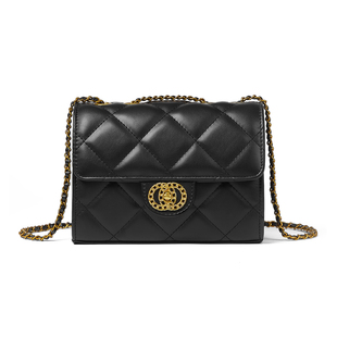 CORALDAISY/卡洛黛茜高级感小香风菱格链条包小众百搭单肩小方包