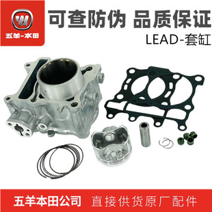 正品 五羊本田立德LEAD125套缸WH125T 11气缸活塞缸体原装