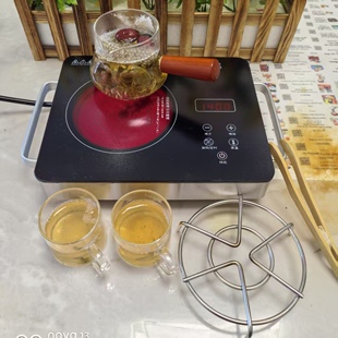 围炉煮茶罐罐茶煮茶器明火电陶炉大功率可调温耐热壶烤馍枣送烤架