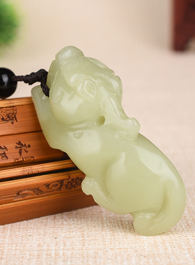 新疆玉和田玉羊脂玉挂件把玩件