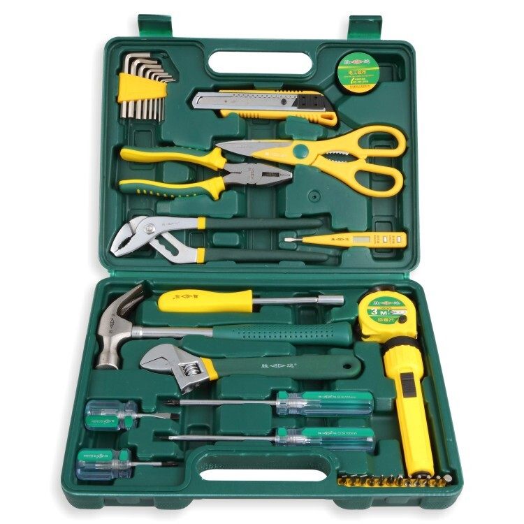 SD/胜达工具 35件家装工具套装组合 五金车载多功能工具箱