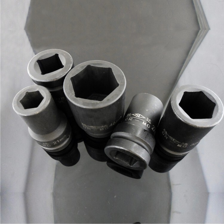 SD/胜达3/4寸19mm外6角气动风炮套筒头子CR-MO气动扳手 螺母板手