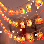 新年彩灯氛围灯过年气氛灯串2026春节阳台装 饰灯挂灯福字马年灯饰