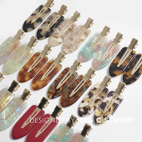 发夹简约无痕发卡一字化妆夹