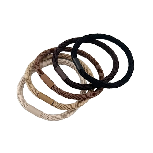 Базовая эластичная универсальная резинка, аксессуар для волос, простой и элегантный дизайн