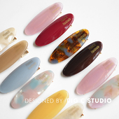 2只装 韩系甜美少女百搭发夹小清新醋酸碎发刘海侧边夹小号鸭嘴夹