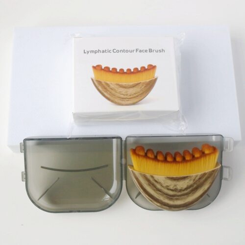 盒子Lymphatic Contour Face Brush面部轮廓塑造和淋巴按摩的刷子
