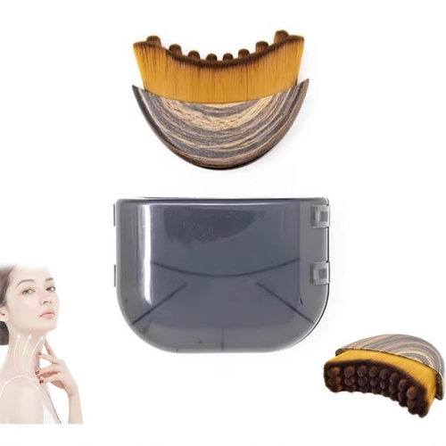 跨境淋巴轮廓面部刷按摩眼颈护理刷Lymphatic Contour Face Brush