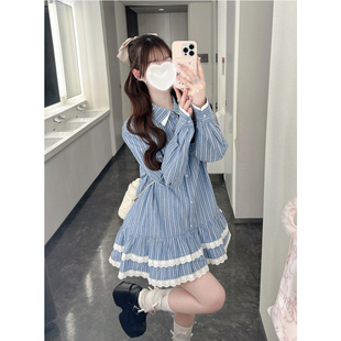 衬衫 优雅甜美气质学院风宽松长袖 裙 L纯原2026春新品 日单G