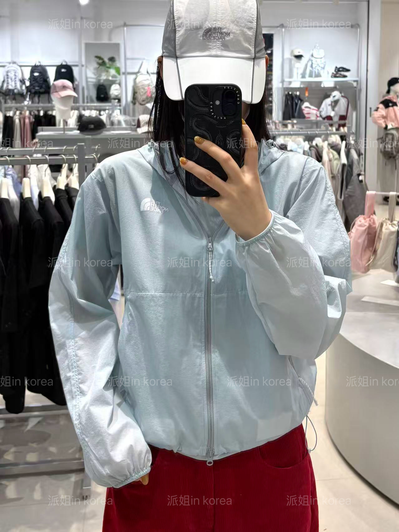 折扣！派姐inKorea北面白标26春季薄款连帽夹克外套女士NJ3LS36图片