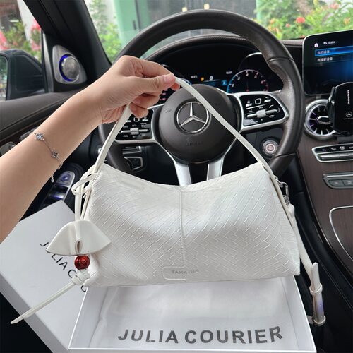 JULIA COURIER女包百搭编织腋下包包女2026新款大容量单肩斜挎包