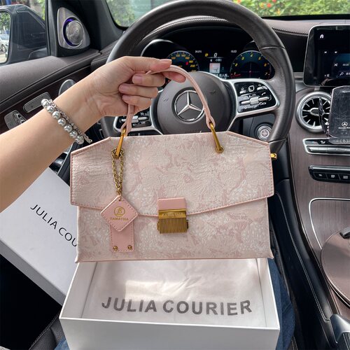 JULIA COURIER绣花托特包折扣
