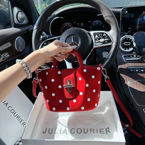JULIACOURIER波点水桶包折扣