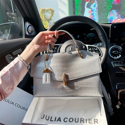 JULIACOURIER鳄鱼纹托特包折扣