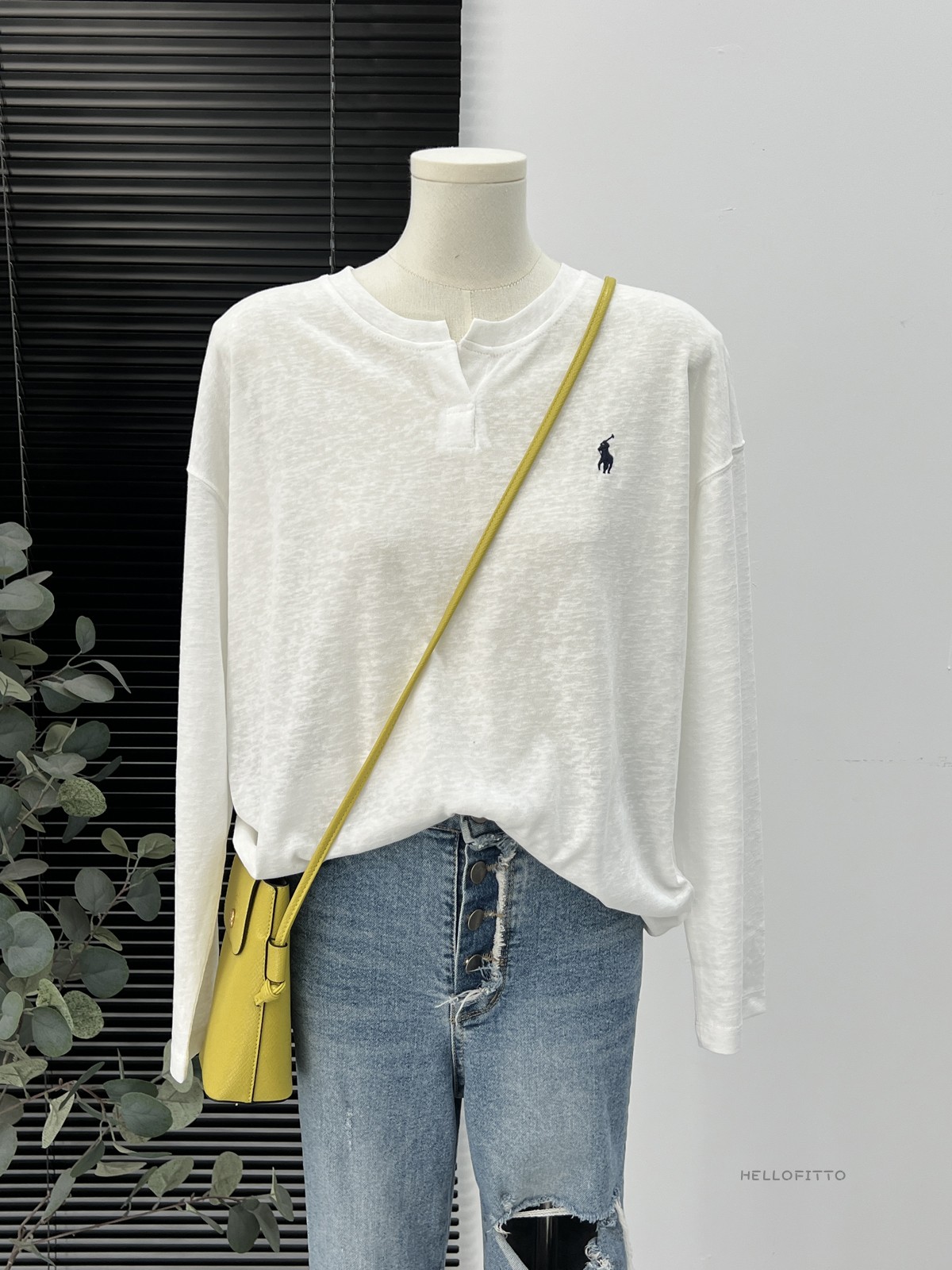 长袖T恤简约百搭薄刺绣雪花棉