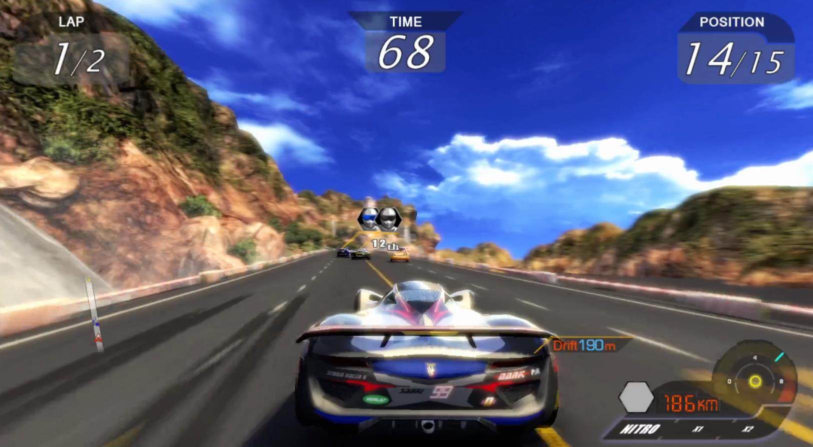 雷动g近代街机赛车电脑模拟器storm racer g支持键盘手柄方向盘