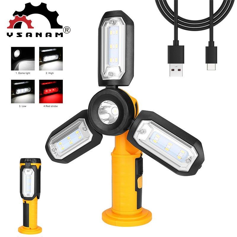 新款多功能内置电池USB充电工作灯 户外双色照明维修灯应急灯,户外/登山/野营/旅行用品,营地灯/帐篷灯,淘宝优惠券,粉丝福利购,淘宝优惠卷