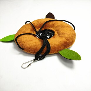 小宠毛绒玩具仓鼠树叶吊床索道钻筒秋千五件套花枝松鼠保暖棉吊窝