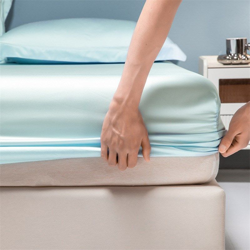 60支天丝床笠2024秋季纯色床垫保护套全包家用防滑床罩床品,床上用品,床笠,淘宝优惠券,粉丝福利购,淘宝优惠卷