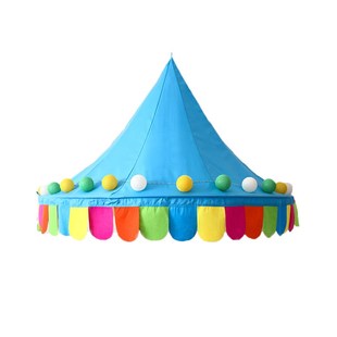 儿童室内床上帐篷婴儿床床幔宝宝室内读书角装饰半月帐篷