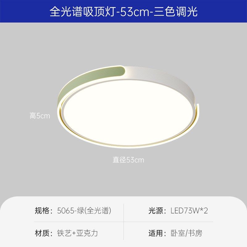 2023年新款现代简约全光谱护眼吸顶灯北欧极简圆形阳台主卧室灯,家装灯饰光源,餐厅/卧室/书房吸顶灯,淘宝优惠券,粉丝福利购,淘宝优惠卷