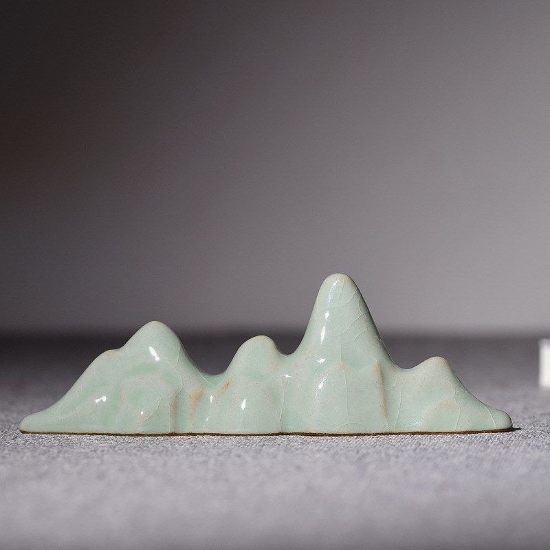 复古陶瓷笔山笔搁创意笔架文房四宝国画书法书房摆件毛笔笔托,文具电教/文化用品/商务用品,文房四宝,淘宝优惠券,粉丝福利购,淘宝优惠卷