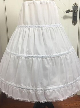 小女孩蓬蓬裙撑舞台演出装儿童用内衬裙撑公主裙小孩三圈内衬裙撑