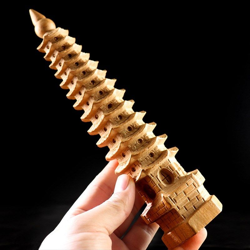 桃木雕刻工艺品9层7层11层13层文昌塔木制品实木书房摆件,特色手工艺,其他特色工艺品,淘宝优惠券,粉丝福利购,淘宝优惠卷