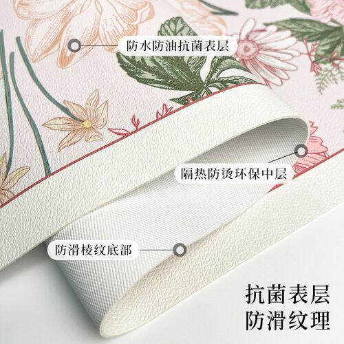 美式电视柜桌垫鞋柜玄关柜台面长条桌布防水防油茶几桌面保护垫子