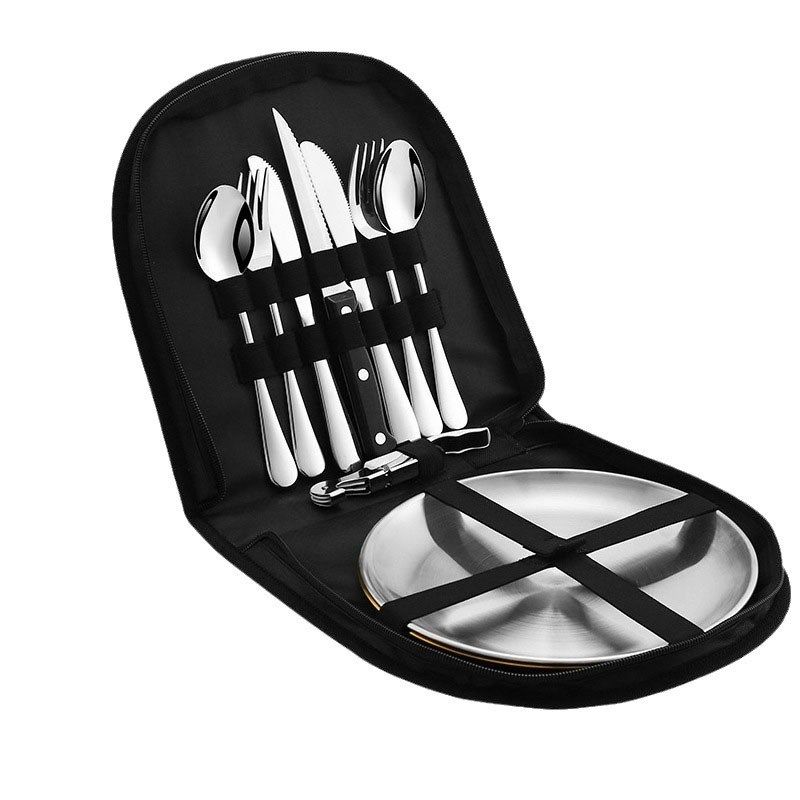 餐具套装户外野餐包不锈钢便携式餐具 不锈钢旅行餐具套装,运动/瑜伽/健身/球迷用品,其他运动护具,淘宝优惠券,粉丝福利购,淘宝优惠卷