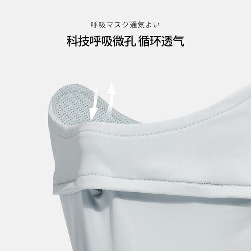 防晒口罩女防晒冰丝口罩薄款护眼角透气高尔夫防紫外线