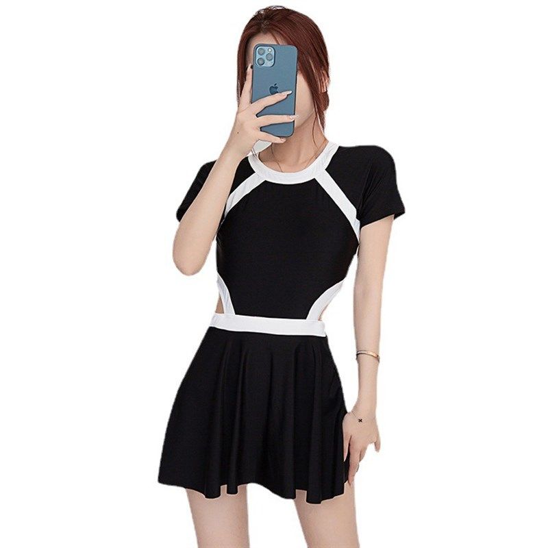 ins泳衣女夏保守连体遮肚显瘦小胸2024新款长袖学生防嗮泳装,运动/瑜伽/健身/球迷用品,连体泳衣,淘宝优惠券,粉丝福利购,淘宝优惠卷