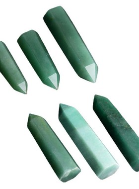 水晶柱东陵玉水晶柱单尖六棱柱水晶石摆件东陵玉棱柱