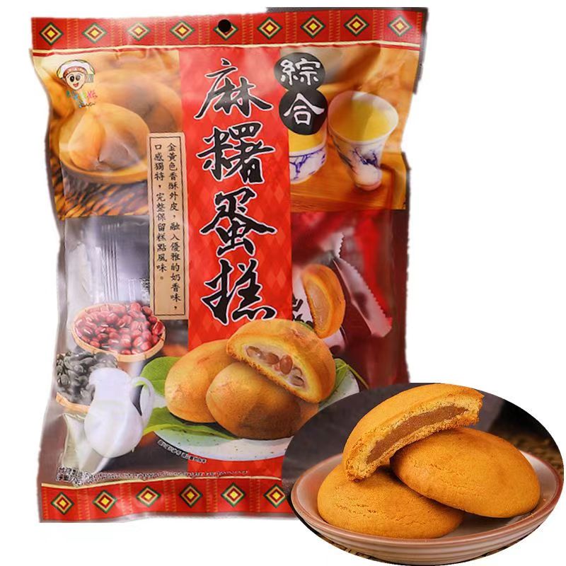台湾特产东方水姑娘综合麻薯蛋糕260g包馅茶点心类似铜锣烧雪媚娘