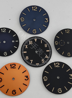 38.85mm改装适用ST2555（6497）机芯飞行员表盘夜光手表配件