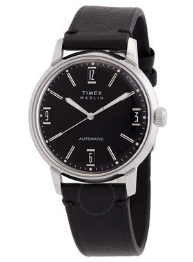 美国直邮购正品Timex天美时Marlin黑色男表自动机械手表TW2W59700