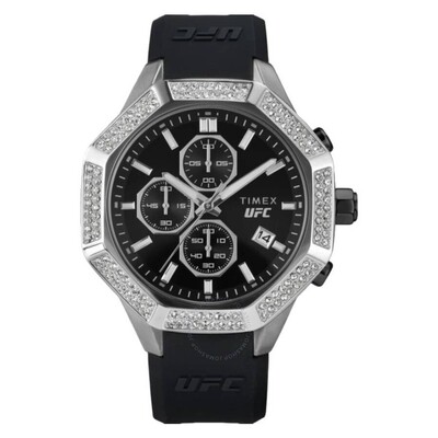 天美时UFCKing八角形计时男手表