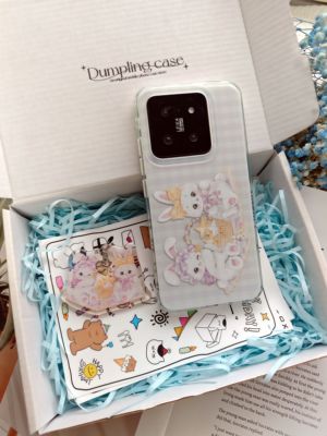 【清仓特惠】原创紫色星星兔小米14小米15小米14pro小米15pro保护套手机壳可爱卡通星星兔子简约淡紫