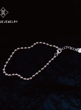 ZHUIYUE女925未镶嵌时尚珠链