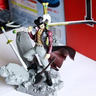 手办摆件模型公仔 第一剑豪鹰眼米霍克 动漫海贼 现货决战造型王