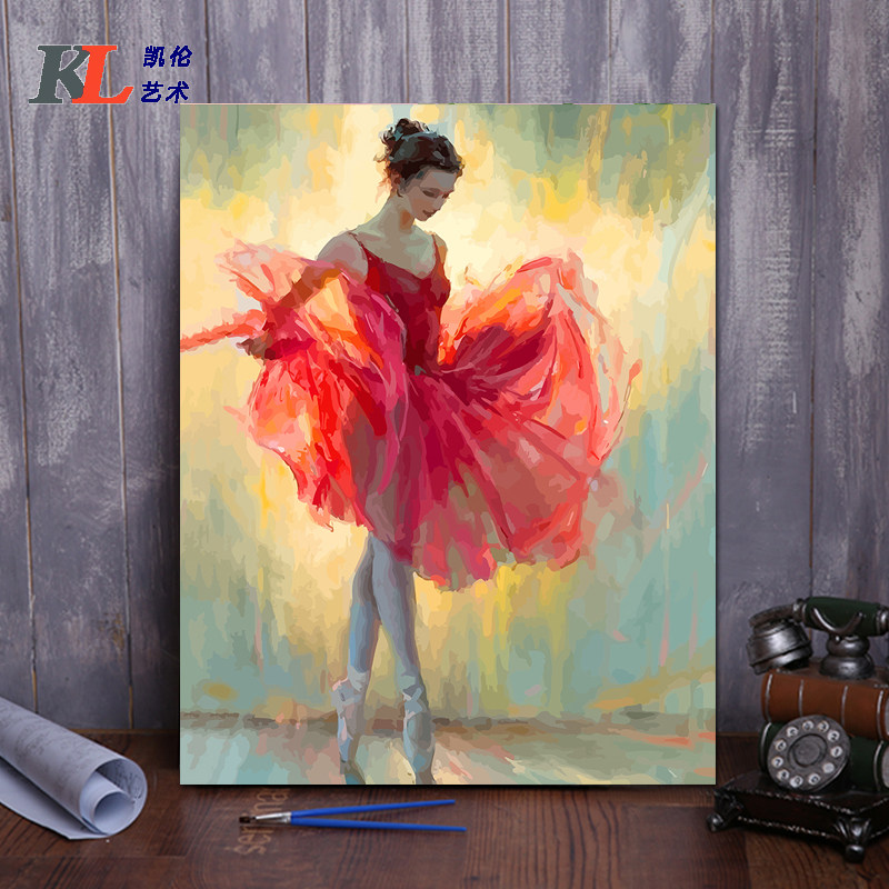 diy美女风景花卉动漫人体装饰画