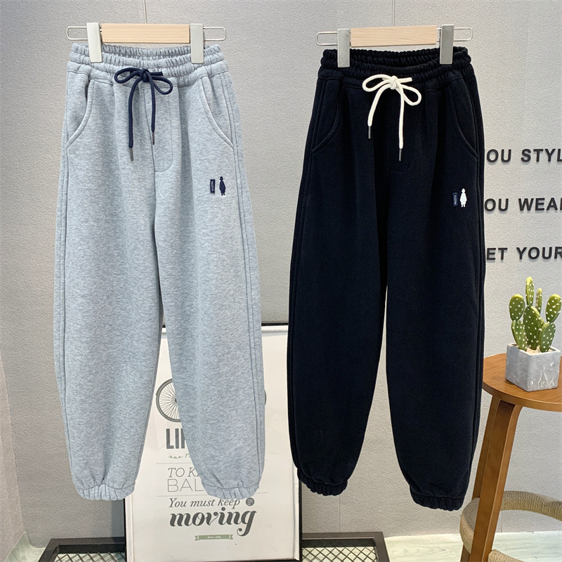 卡芙恰恰长裤休闲裤裤子一体绒