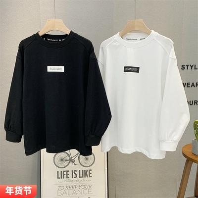 布芮欧童装儿童韩版纯棉打底衫潮