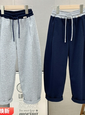 牛哆哆童装 儿童韩版弯刀裤2025秋款男女童百搭宽松休闲裤潮76187