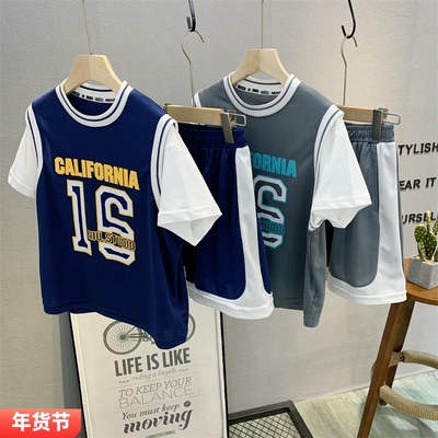 牛哆哆韩版2夏季假两件套装