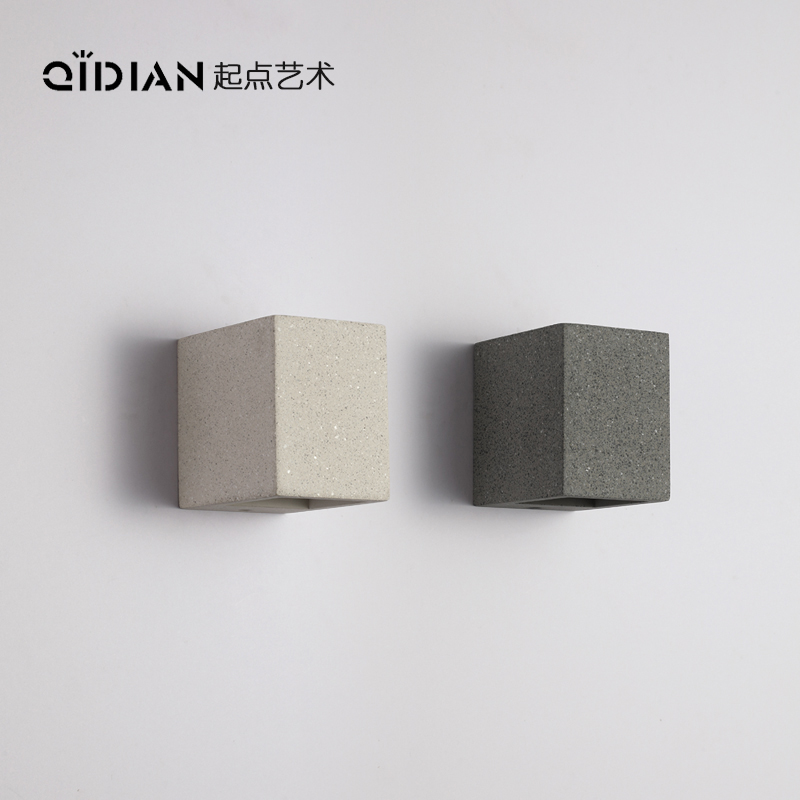 设计师推荐清水泥混凝土极简壁灯
